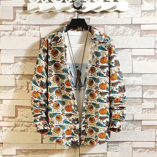 Camisa de Manga Larga con Colores Tendencia para Jóvenes - Image 11