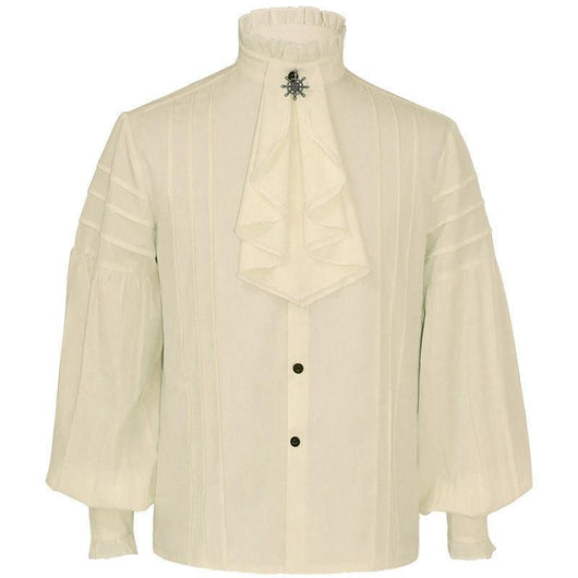 Camisa Medieval Europea con Mangas Farol - Estilo Samurái