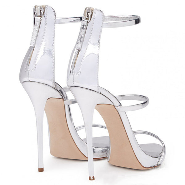 Stiletto con Plataforma Impermeable y Tira Ajustable