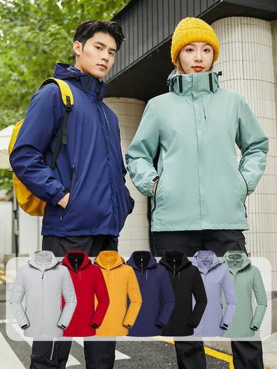 Chaqueta Impermeable Desmontable con Forro Polar - Abrigo 2 en 1 - Image 3