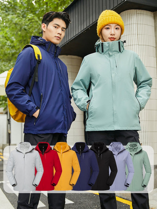 Chaqueta Impermeable Desmontable con Forro Polar - Abrigo 2 en 1 - Image 3