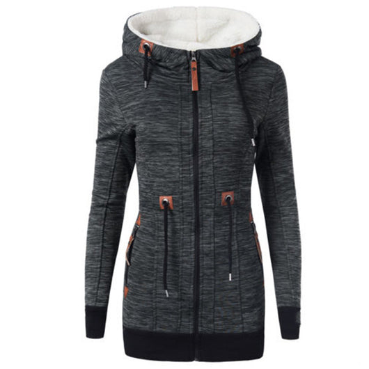 Cardigan Sudadera Polar con Capucha - Abrigo Casual Versátil - Image 3