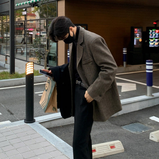Blazer Coreano Oversized Premium con Textura Gruesa - Image 4
