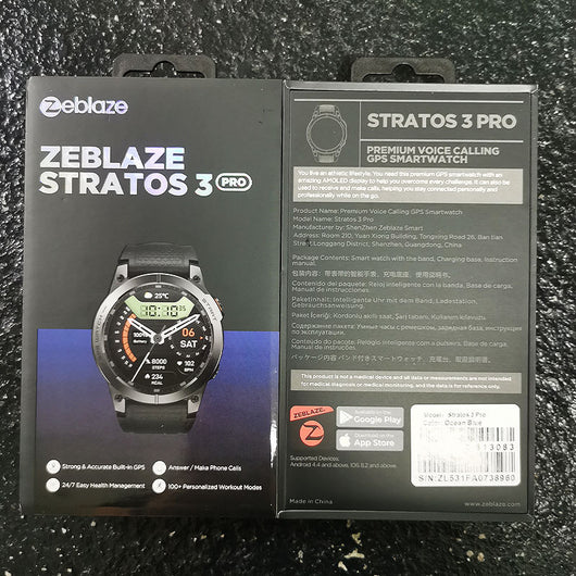 Reloj Inteligente Stratos3pro con GPS y Seguimiento de Movimiento - Image 2