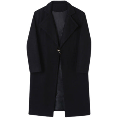 Abrigo de Lana para Hombre con Detalle de Círculo Metálico - Image 8