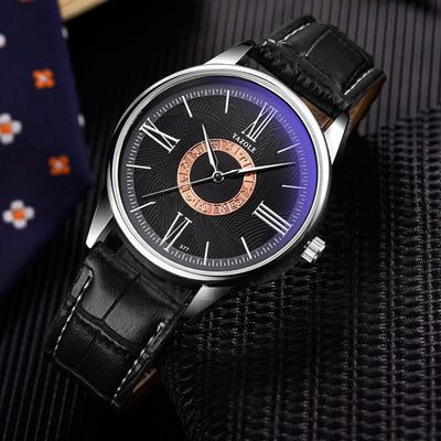 Reloj de Negocios Plateado Hombre Diseño Constelación Cuarzo - Image 8
