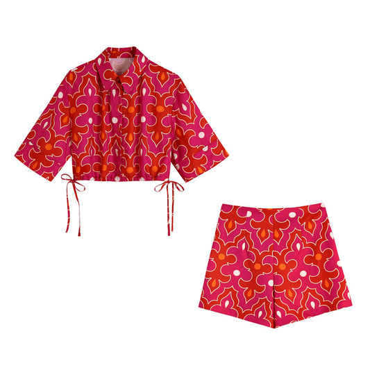 Blusa Casual Estampada Versátil para Mujer