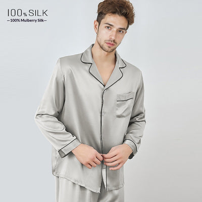 Pijamas de Seda Pesada Mumi para Hombre - Image 10