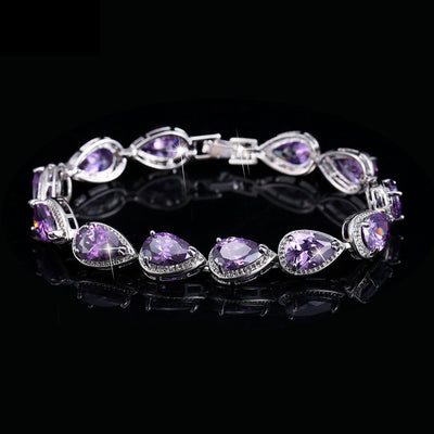 Pulsera de Niña con Zirconia Brillante y Baño de Platino - Image 5