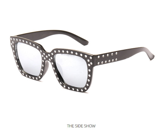 Gafas de Sol Grandes con Strass Estilo Europeo y Americano para Mujer - Image 20