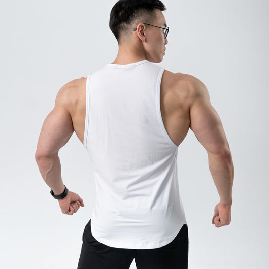 Musculosa Deportiva de Algodón Liso para Hombre - Image 21