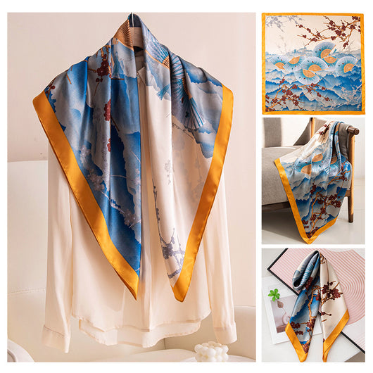 Pañoleta Estampada Elegante en Poliéster - Image 8