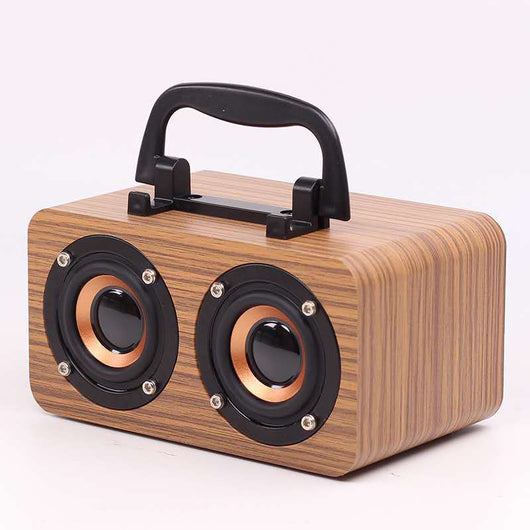 Parlante Bluetooth Portátil de Madera con Sonido Premium - Image 4