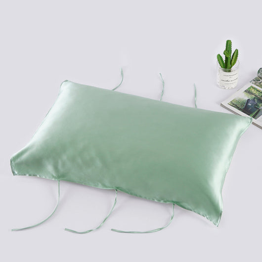 Funda de Almohada de Seda Pura Liso - Cuidado Capilar Premium - Image 9