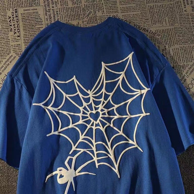 Camiseta de Algodón 100% con Diseño Spider Web para Niños y Niñas - Image 10