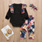 Conjunto de Tres Piezas con Encaje para Niñas