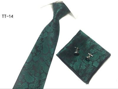 Traje de Tres Piezas con Corbata a Juego - Image 4