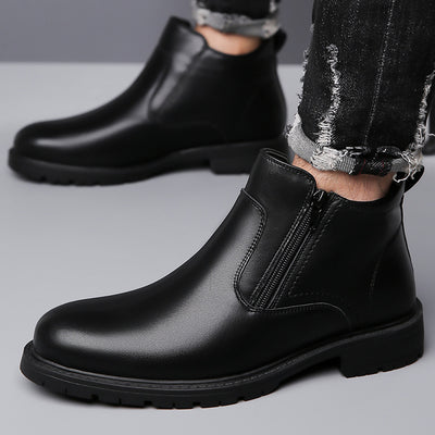 Zapatos Casuales Altos de Cuero para Hombre - Image 14
