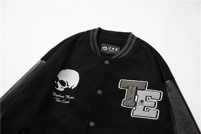 Chaqueta de Béisbol Calavera y Espadas para Hombre - Image 11