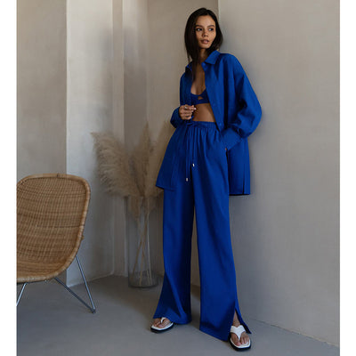 Conjunto de Dos Piezas: Blusa Suelta y Pantalón Cintura Alta - Image 10