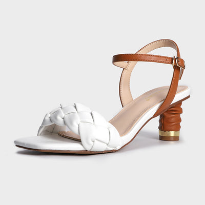 Sandalias de Tacón Alto con Punta Cuadrada y Tejido Artesanal - Image 4