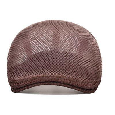 Boina Ajustable de Malla Estilo Newsboy - Gorra Plana Vintage - Image 8