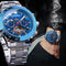 Reloj Automático Tourbillon Multifunción Estilo Casual