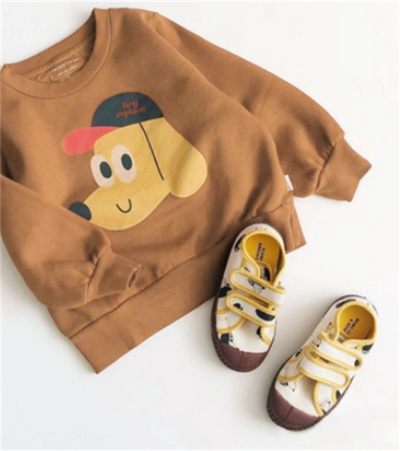 Suéter de Algodón Infantil con Colores Vibrantes para Primavera y Otoño - Image 9