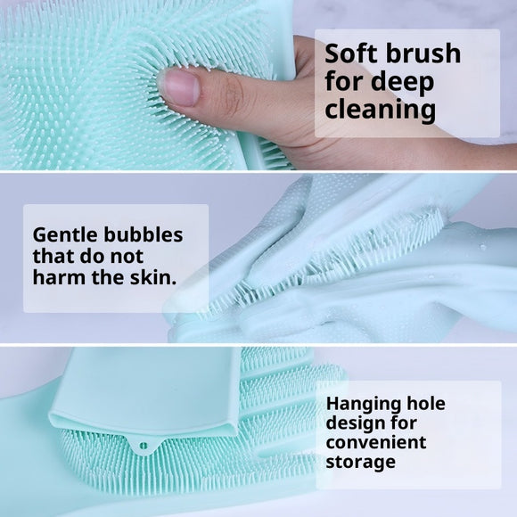 Guantes de Baño para Mascotas - Set Completo de Aseo Canino