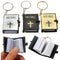 Mini Biblia Inglesa Llavero de Papel Real - Joyería Cristiana Portátil