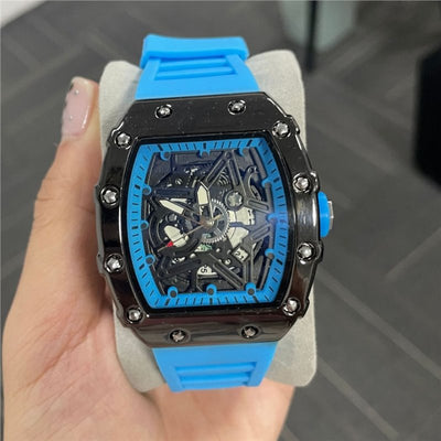 Reloj de Hombre Cilíndrico con Movimiento de Cuarzo Luminoso - Image 3