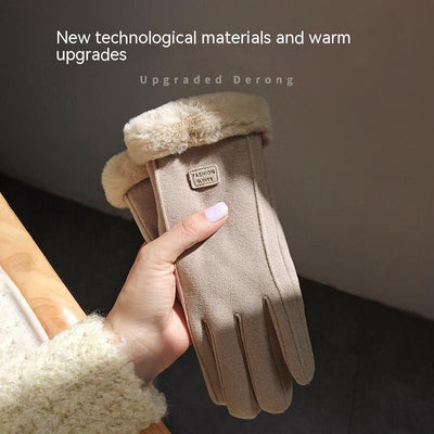 Guantes de Equitación Gamuza con Forro Polar Acolchado - Image 5