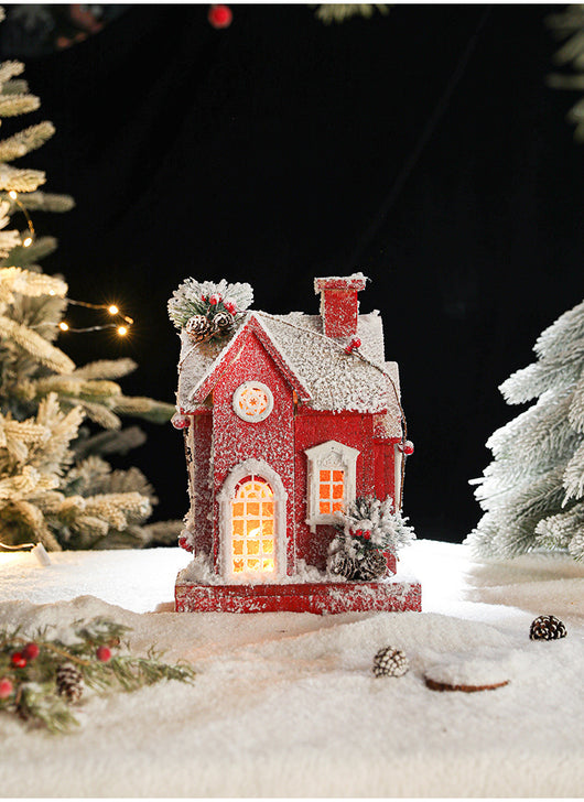 Casa de Nieve Luminosa Castelet - Regalo Creativo Navideño - Image 17