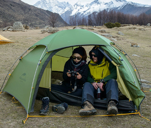 Tienda de Campaña Doble para Montaña y Camping con Protección Contra Lluvia - Image 9