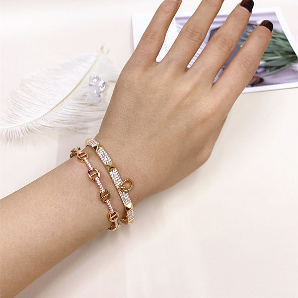 Pulsera Doble Personalizada Salvaje Dama Cerdo