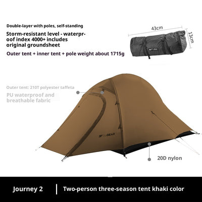 Carpa de Camping Ultraligera Resistente a Tormentas y Viento - Image 10