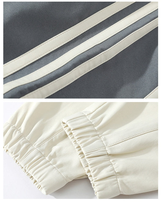 Conjunto Deportivo Casual de 2 Piezas con Cuello Mao para Hombre - Image 29
