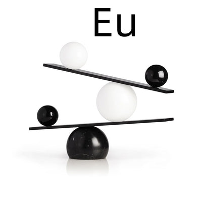 Lámpara Decorativa de Mármol y Vidrio con Esfera para Hoteles y Dormitorios - Image 9