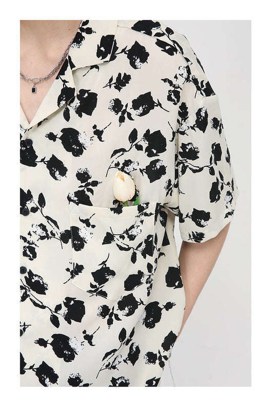 Camisa Estampada para Hombre con Bolsillos Tulipán - Image 16