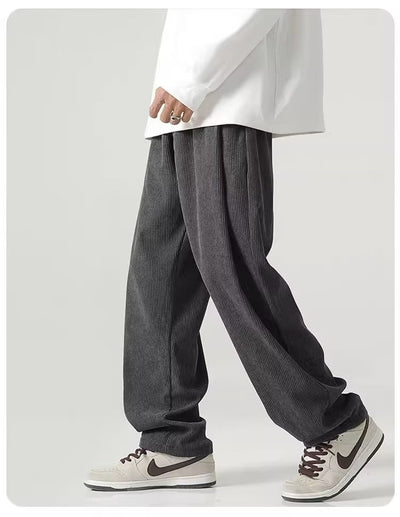 Pantalones de Pana Rectos Anchos con Forro Polar - Pantalones Casuales Cómodos - Image 10