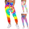 Pantalones Tie Dye Casual con Cordón para Mujer - Estilo Europeo