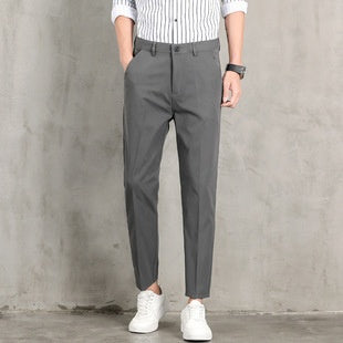 Pantalones Casuales de Cachemira para Hombre - Corte Recto y Pierna Ancha - Image 15