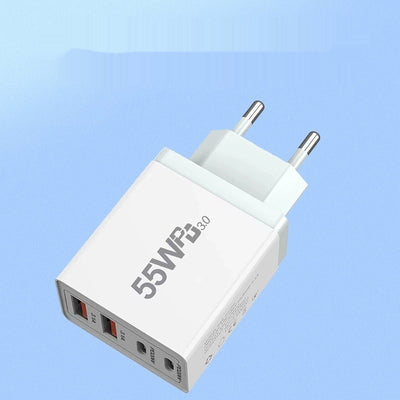 Cargador USB Multi-Puerto 55W - Carga Rápida para Múltiples Dispositivos - Image 5