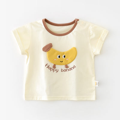 Playera Infantil de Verano con Estampado de Plátano - Image 7