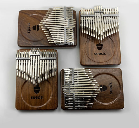 Kalimba de 34 Tonos Doble Capa en Madera de Nogal - Image 7