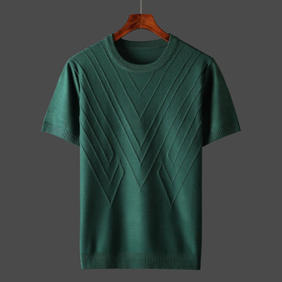 Camiseta Casual Slim Fit Cuello Redondo Hombre - Image 9