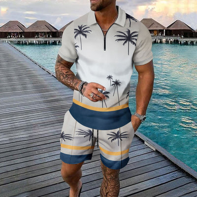 Conjunto Deportivo Hombre Pantalones Cortos y Camiseta Manga Corta - Image 2