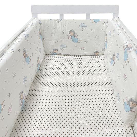 Barrera de Cama Antiカídas para Bebé - Algodón Transpirable Cuatro Estaciones
