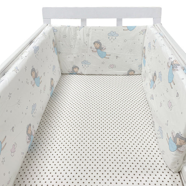 Barrera de Cama Antiカídas para Bebé - Algodón Transpirable Cuatro Estaciones
