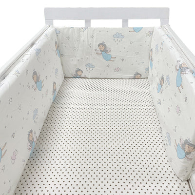 Barrera de Cama Antiカídas para Bebé - Algodón Transpirable Cuatro Estaciones